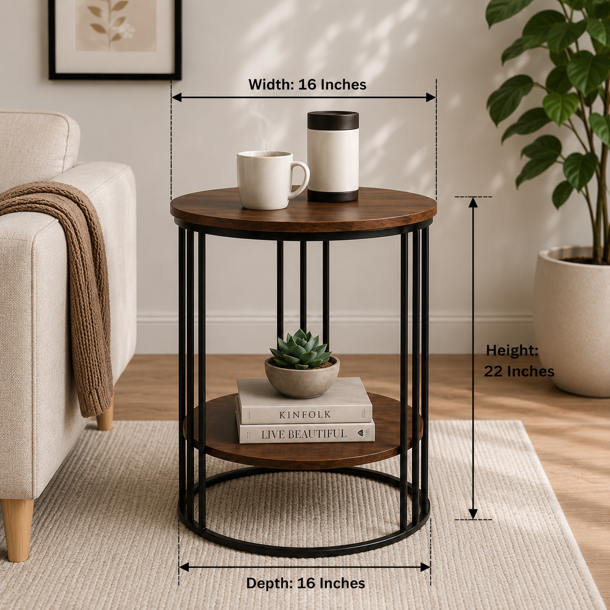 2-Tier End Table AJWPK