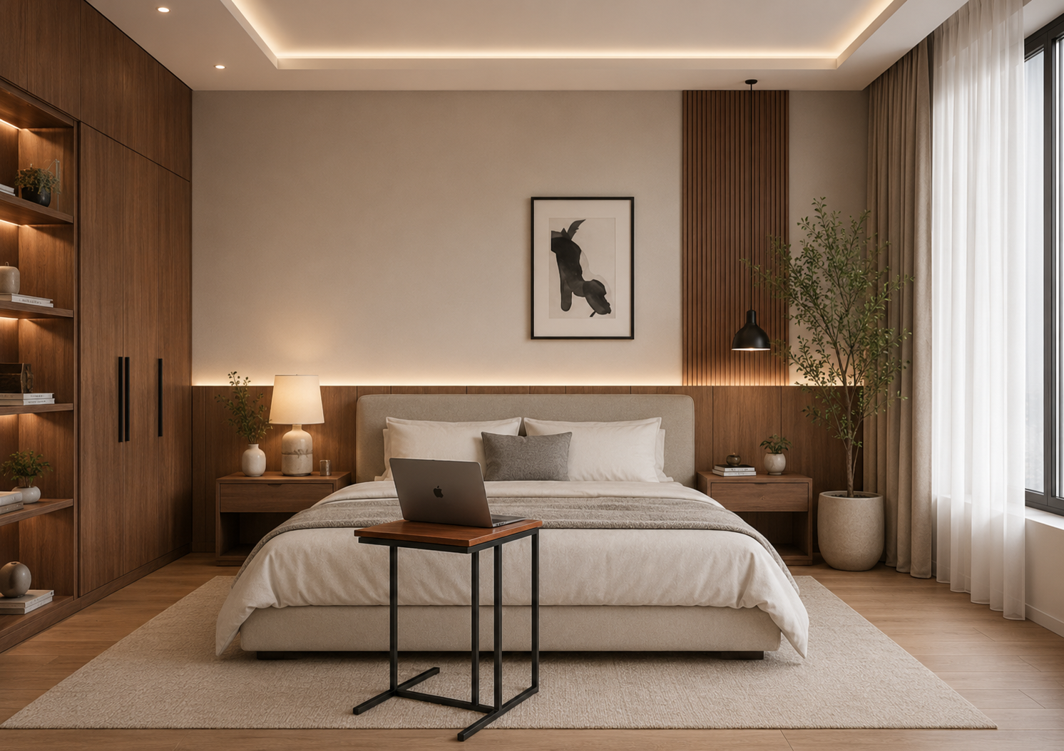 Modern Laptop Side Table AJWPK
