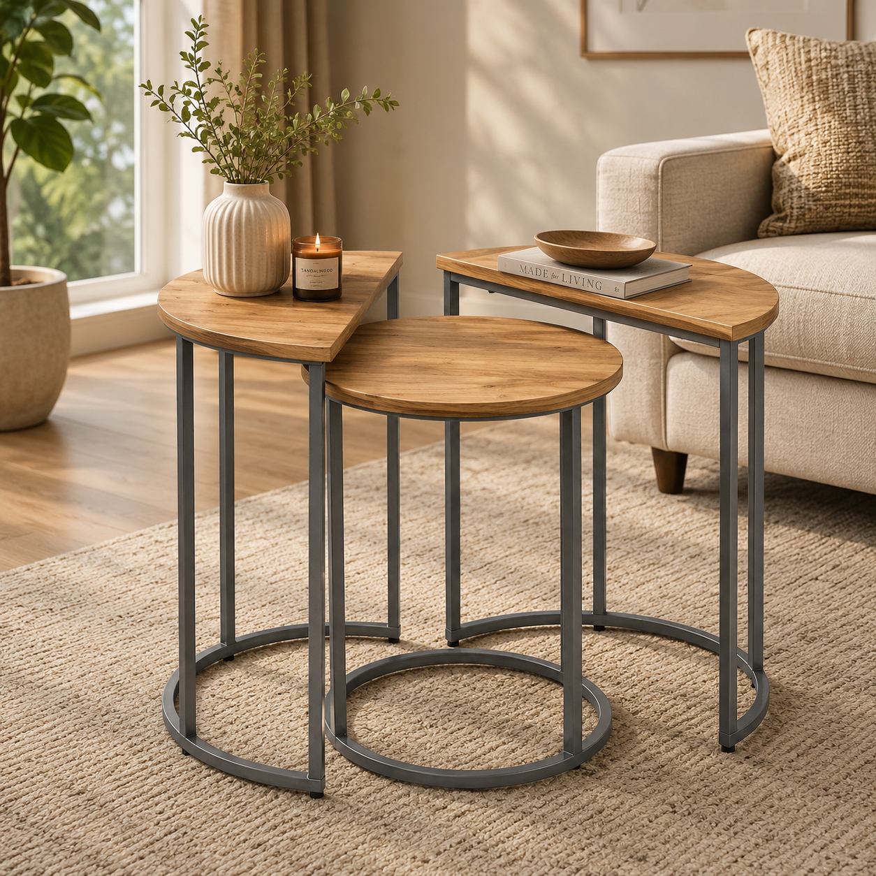 Ohara Drawing Room Nesting Tables AJWPK