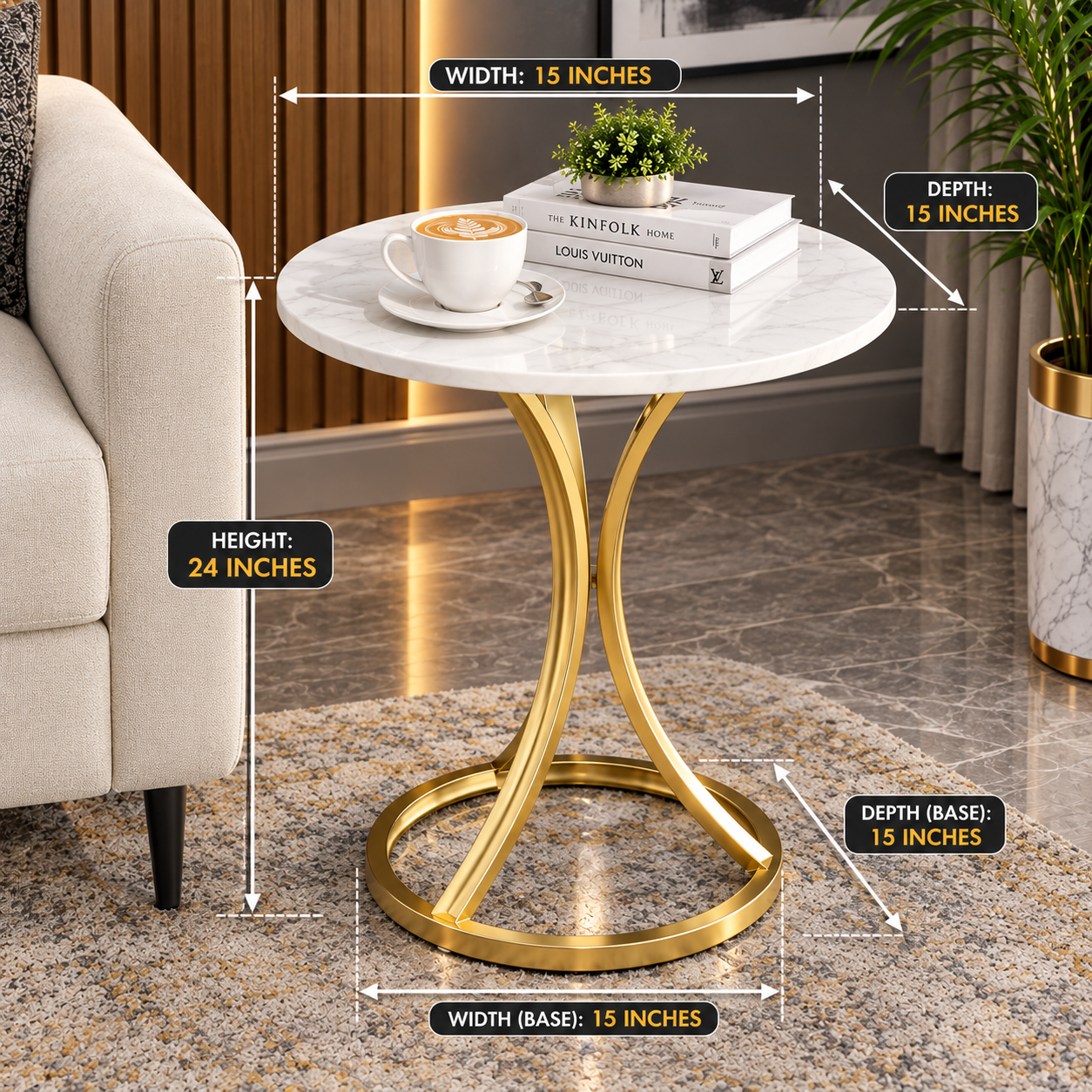Round End Table AJWPK