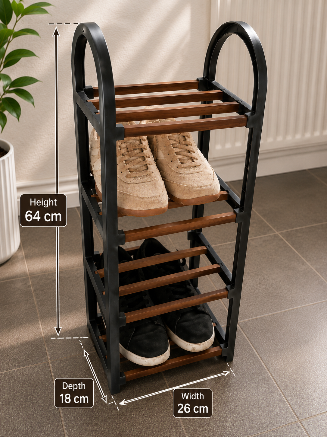 Freestanding Shoe & Kitchen Rack Organizer AJWPK