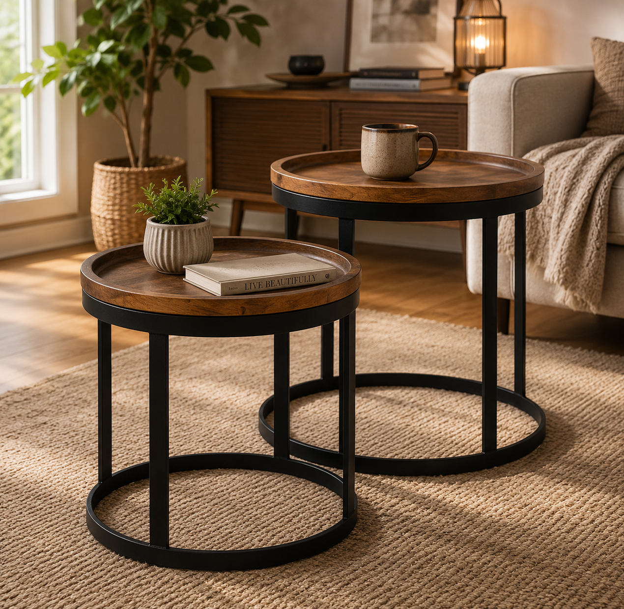 Marion Center Nesting Tables AJWPK