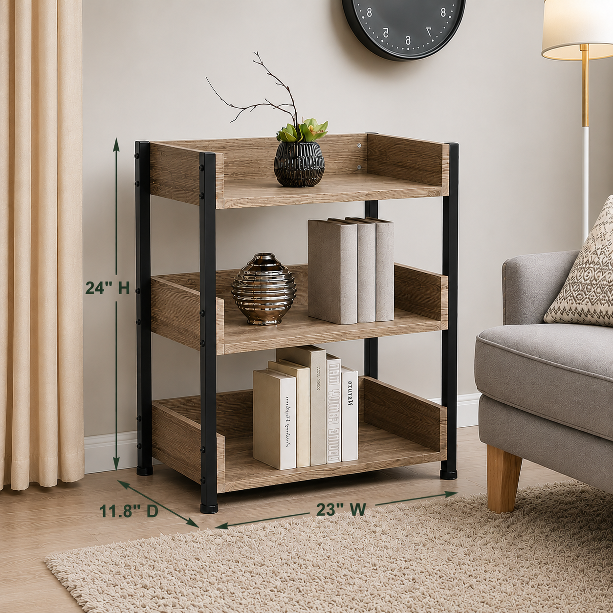 VECELO Storage Rack Decor AJWPK