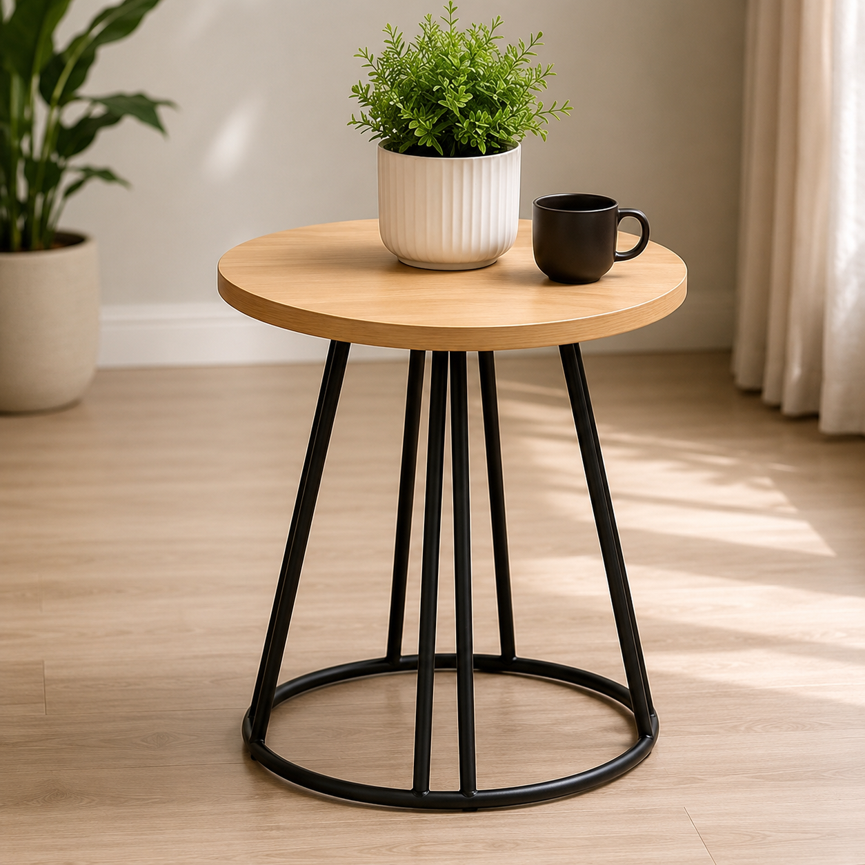 Minimalist Round Coffee Side Table AJWPK