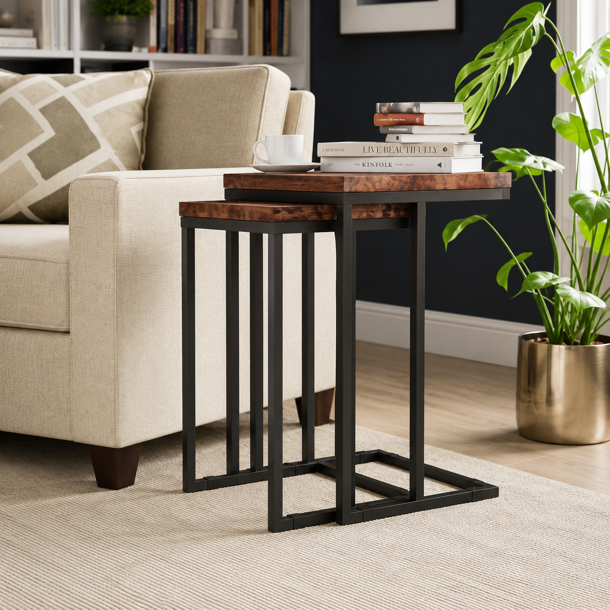 Strine Nesting Tables Set (2 Piece) AJWPK