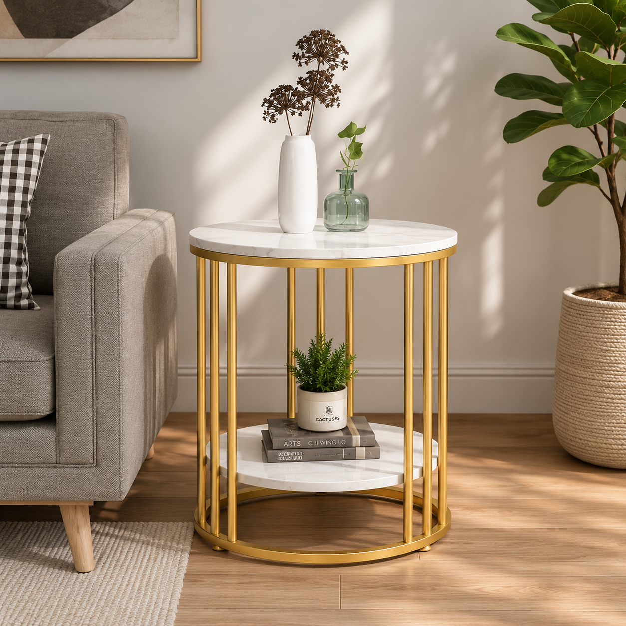 2-Tier End Table AJWPK