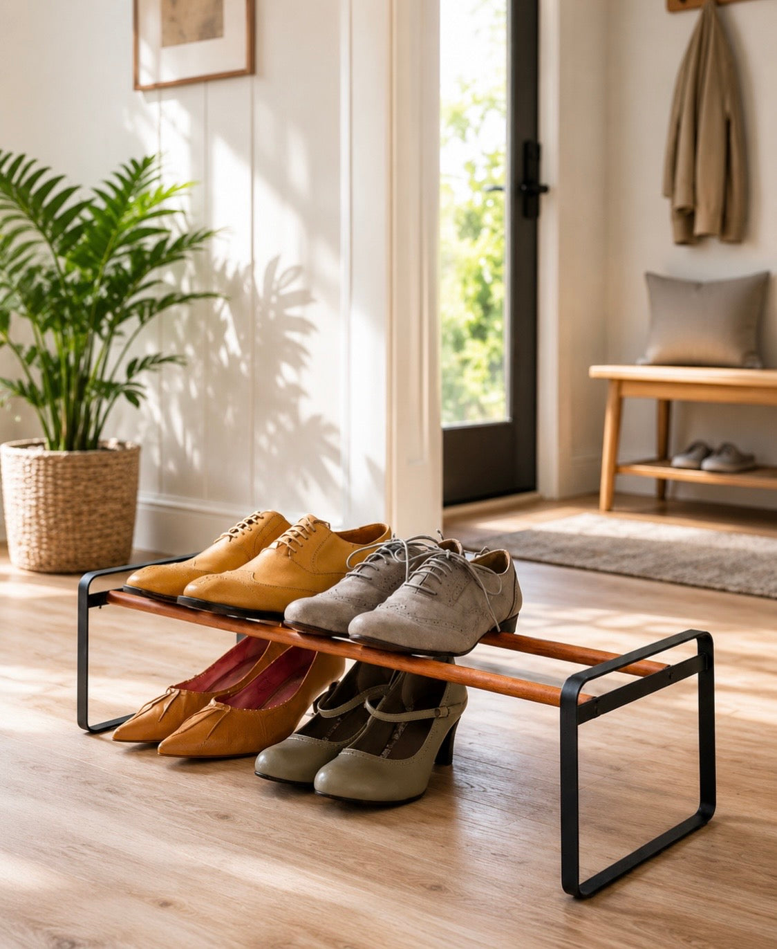 Plain Shoe Organizer Rack AJWPK