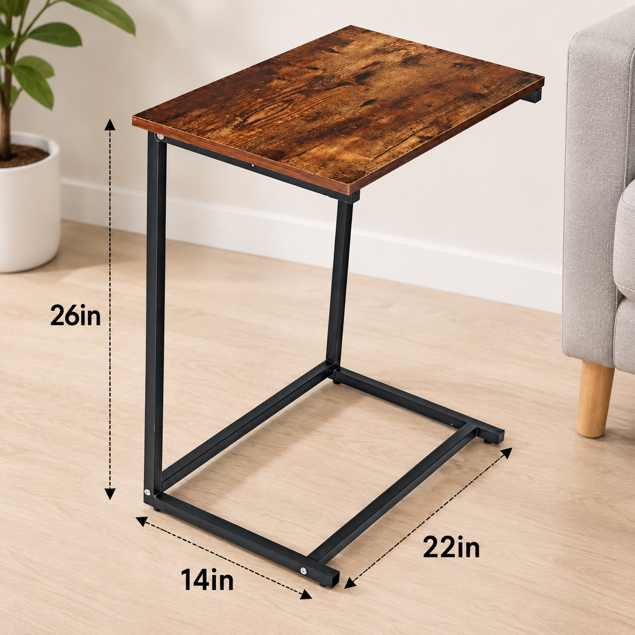 Straight laptop Bedroom Side Table AJWPK