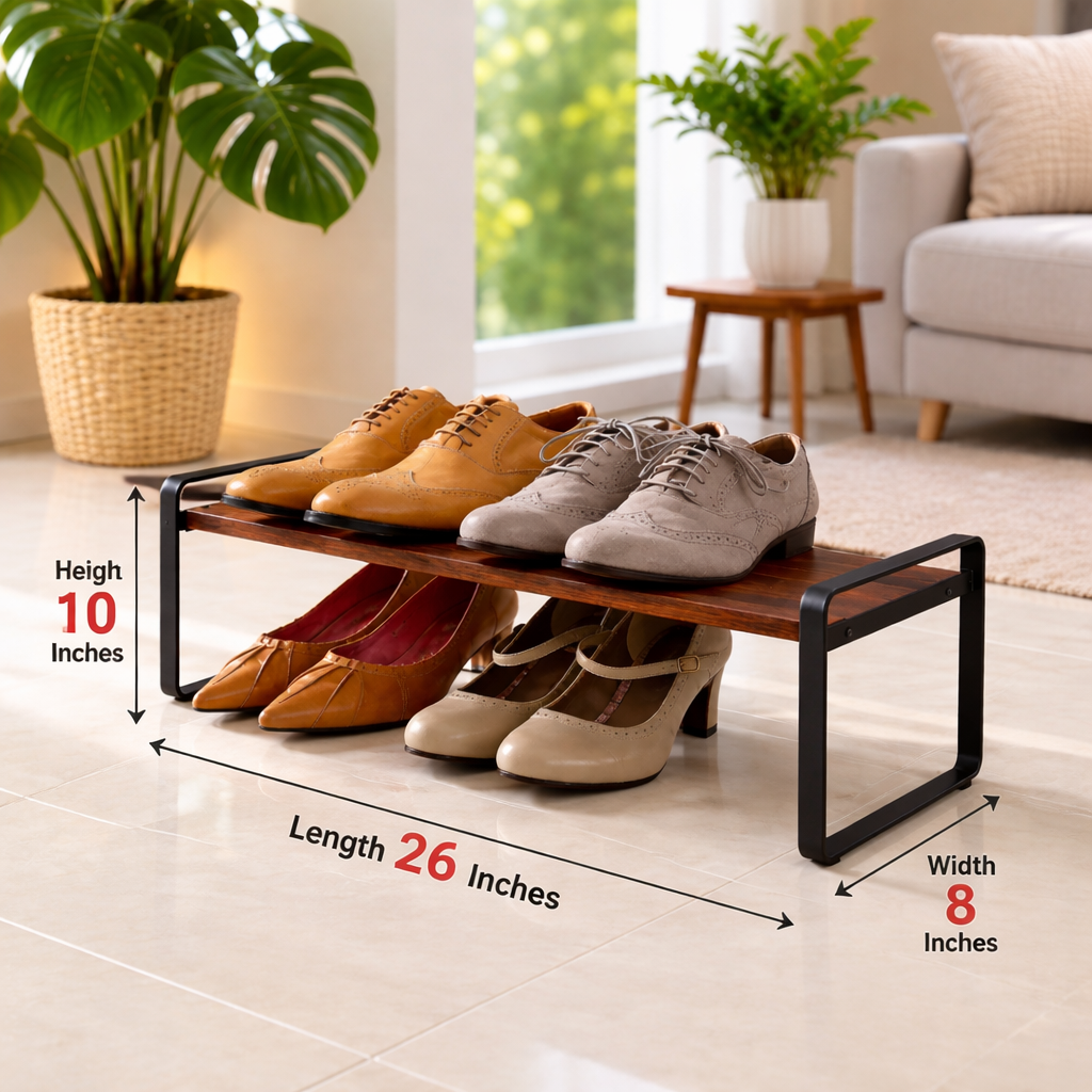 Plain Shoe Organizer Rack AJWPK