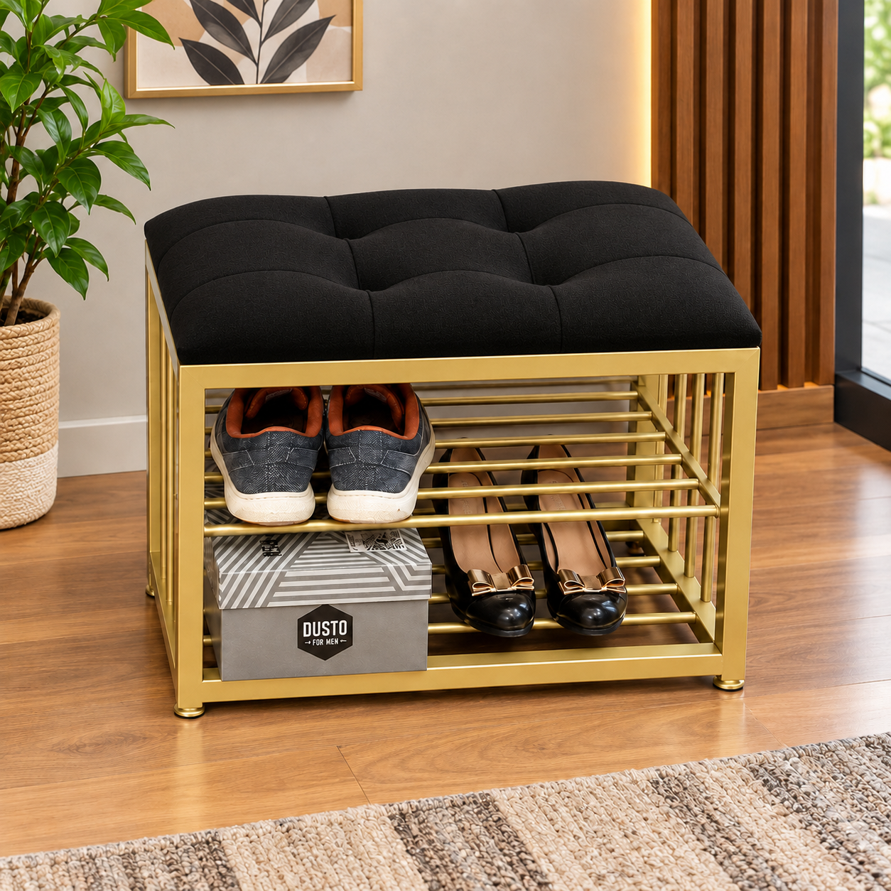 Luxury Shoe Storage Bench AJWPK