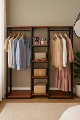 Modern Open Wardrobe Organizer