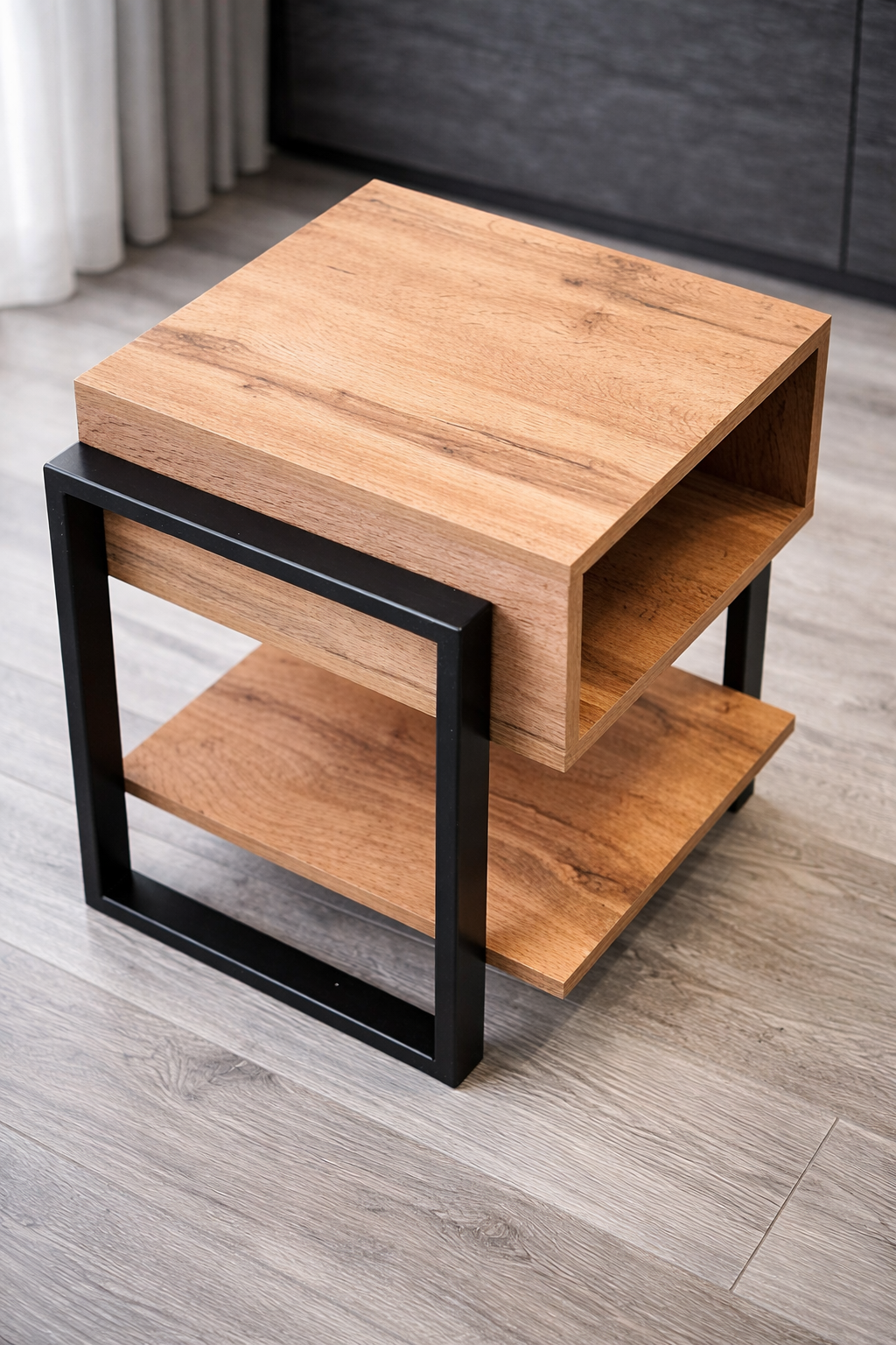 End Table with Storage Shelf AJWPK