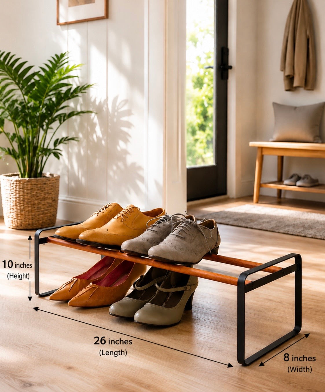 Plain Shoe Organizer Rack AJWPK