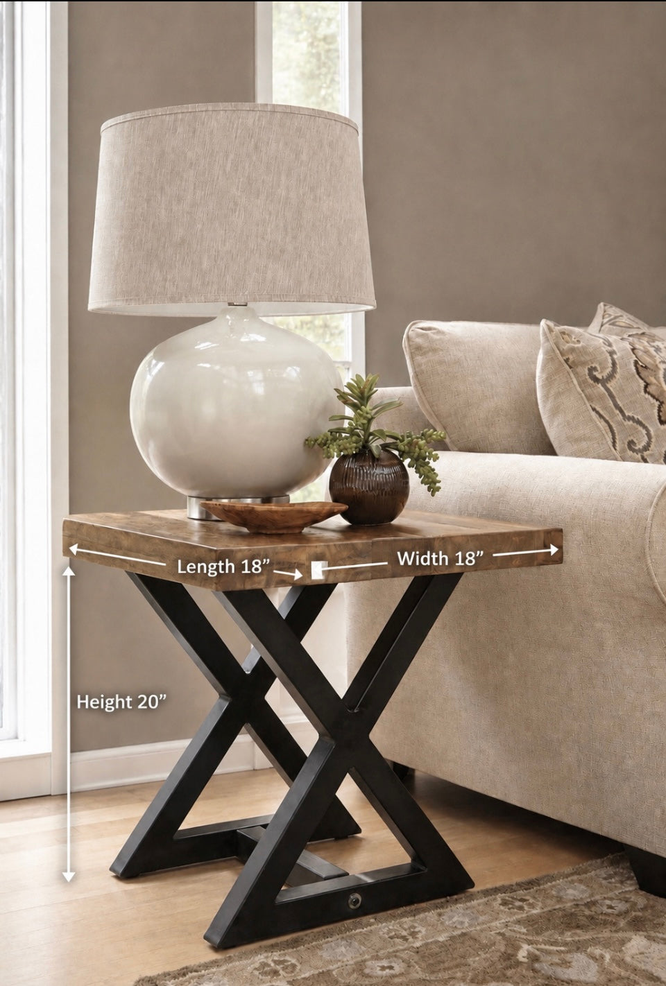 X-base lamp table AJWPK