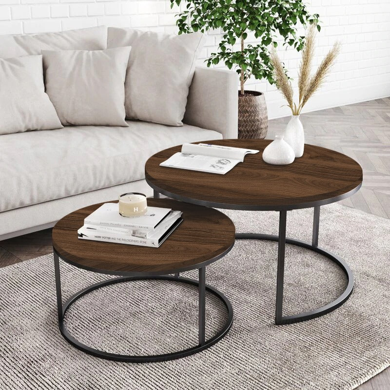 Maywood Nesting Living Loung Drawing Room Centre Tables (Set of 2)
