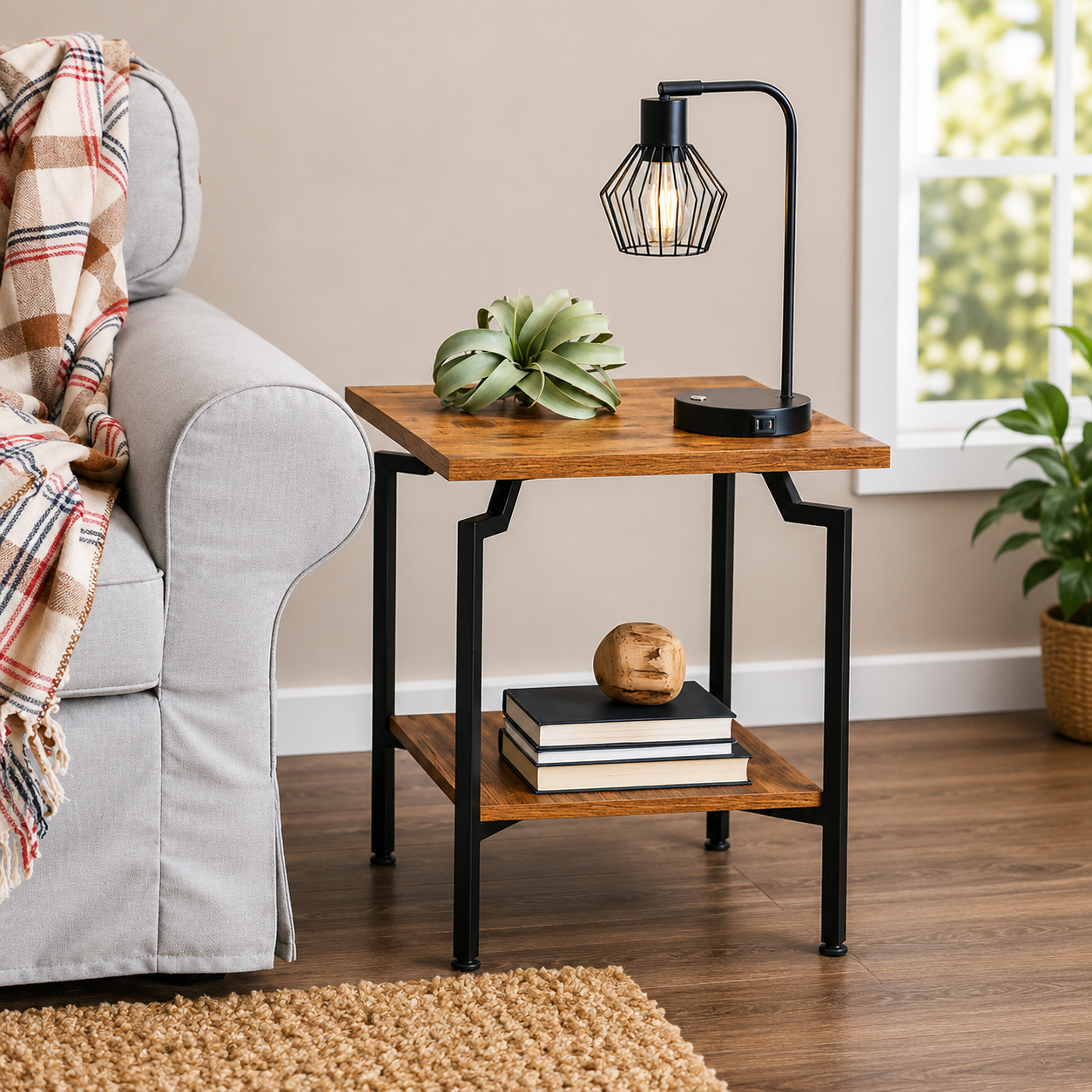 Hickory Crown Sofa Bed Side Table AJWPK