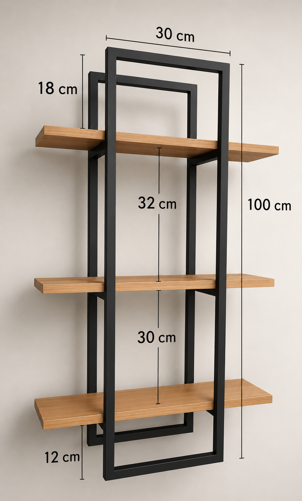 Geometric Floating Wall Shelf AJWPK