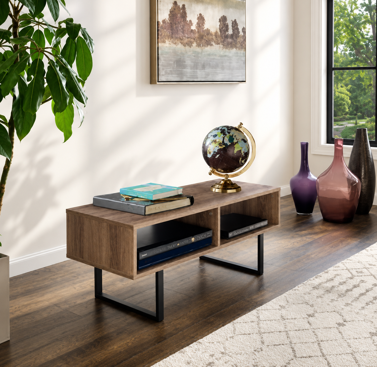 TV Console Storage Table Decor AJWPK