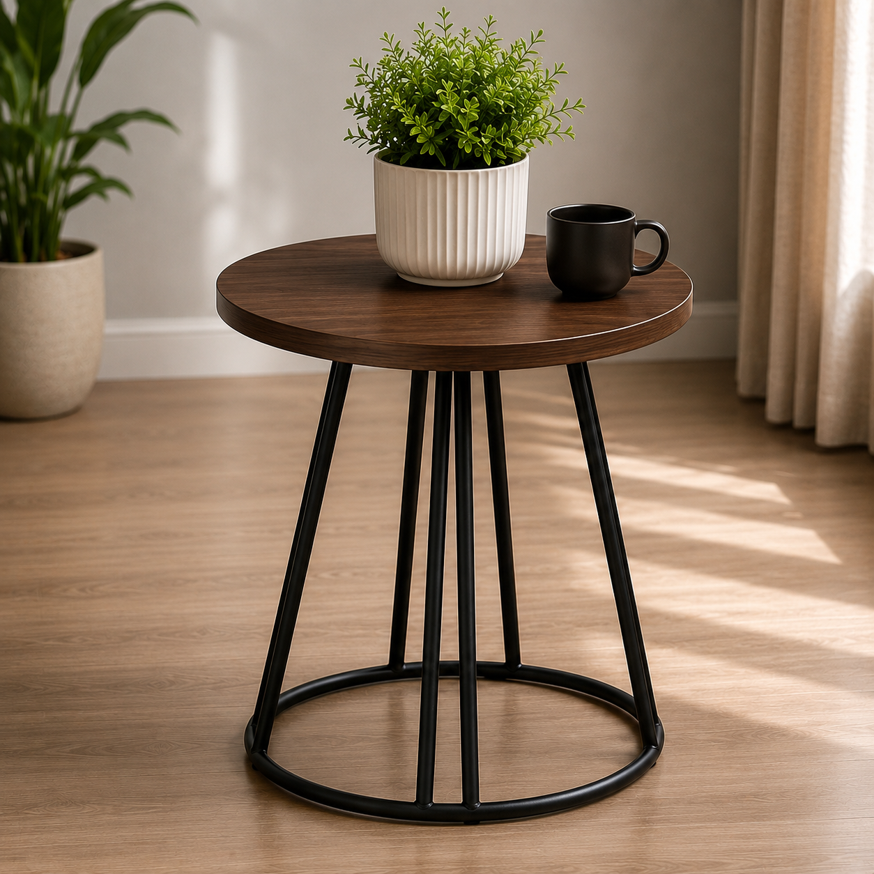 Minimalist Round Coffee Side Table AJWPK