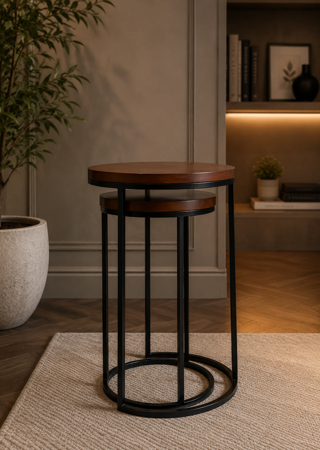 Sleek Round Tables AJWPK