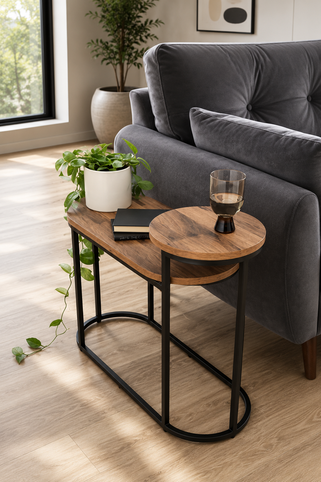 Space Saving Sofa Side Table AJWPK