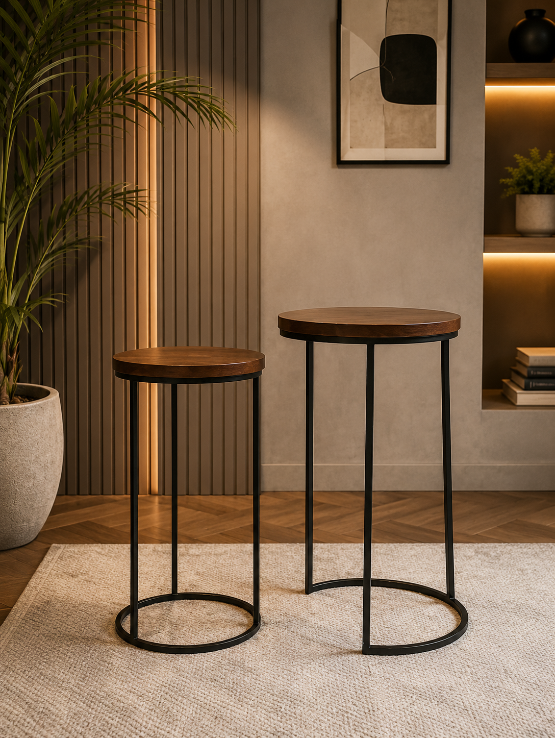 Sleek Round Tables AJWPK
