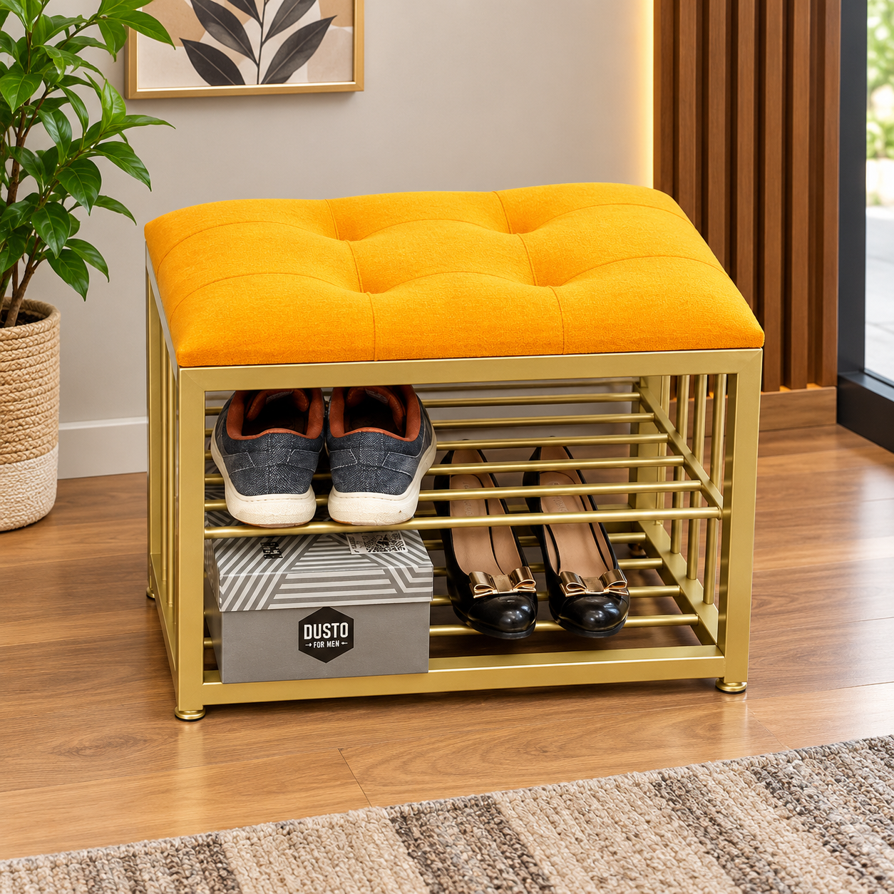 Luxury Shoe Storage Bench AJWPK
