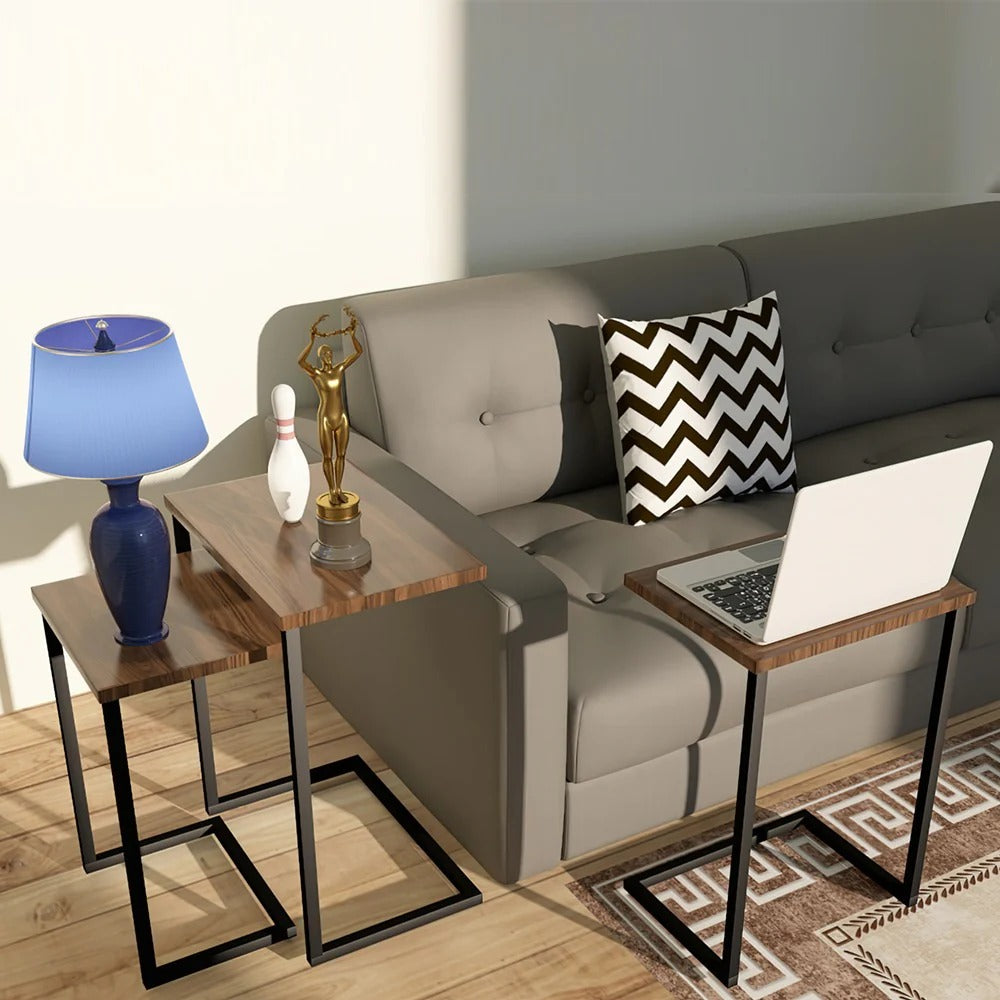 Centra Nesting Bedside Coffee Laptop Office Tables (Set of 3)