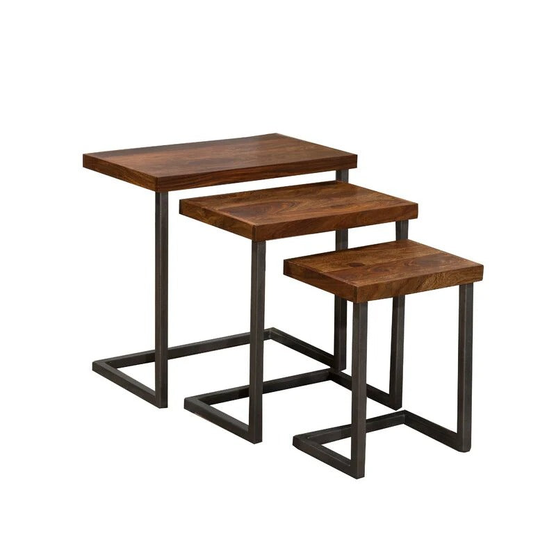 Centra Nesting Bedside Coffee Laptop Office Tables (Set of 3)