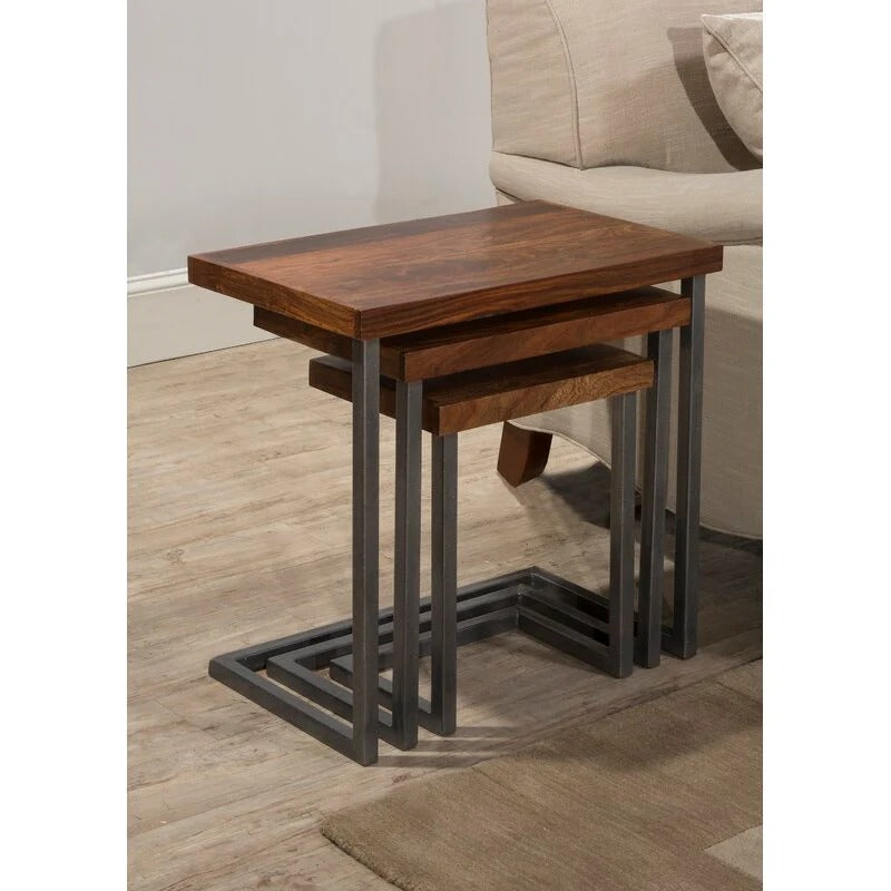 Centra Nesting Bedside Coffee Laptop Office Tables (Set of 3)
