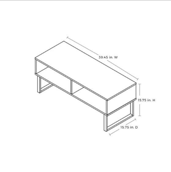 Larkie TV Console Storage Organizer Table Decor