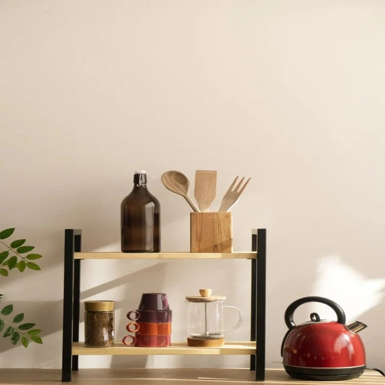 Twin Ledge Tea Spice Organizer Storage Kitchen Rack