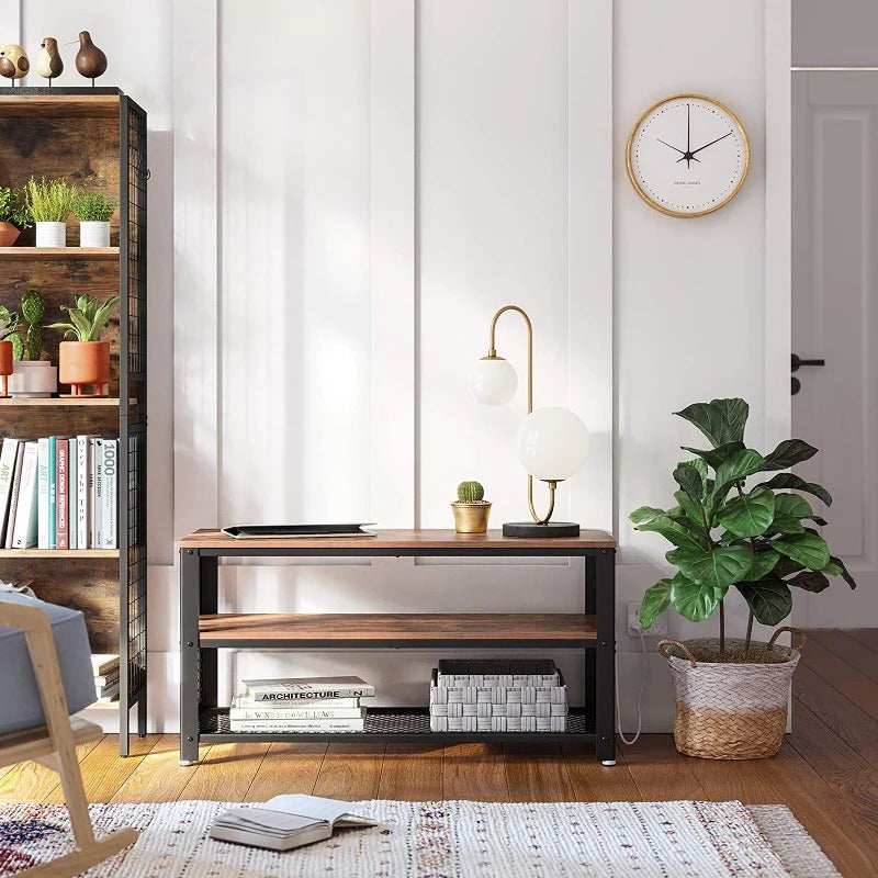 Vintage TV Living Lounge Entryway Room Console Table