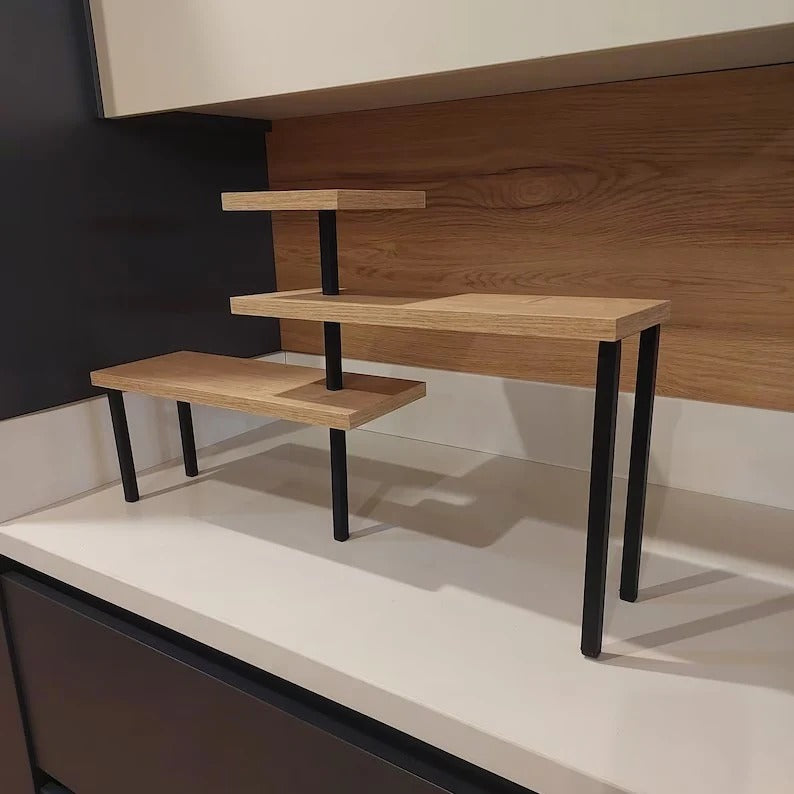 Ziggy Zone Corner Kitchen Spice Salt Organizer Storage Shelve Rack