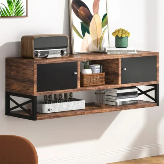 Malady Floating Lounge Bedroom TV Console Cabinet Shelve Stand Decor