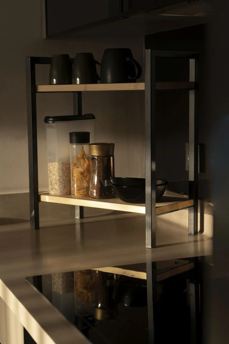 Twin Ledge Tea Spice Organizer Storage Kitchen Rack