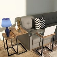 Straight Rectangle Coffee Office laptop Bedroom Side Table (MDF)